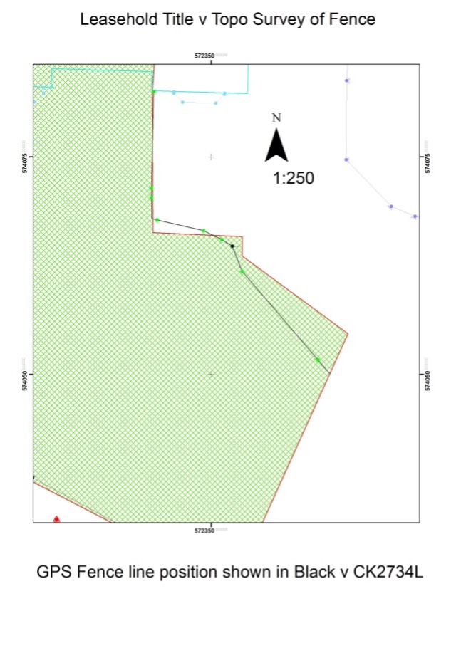 lease hold boundary map