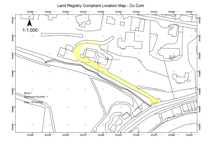 Land Registry Compliant Multi Story Registration Location Map
